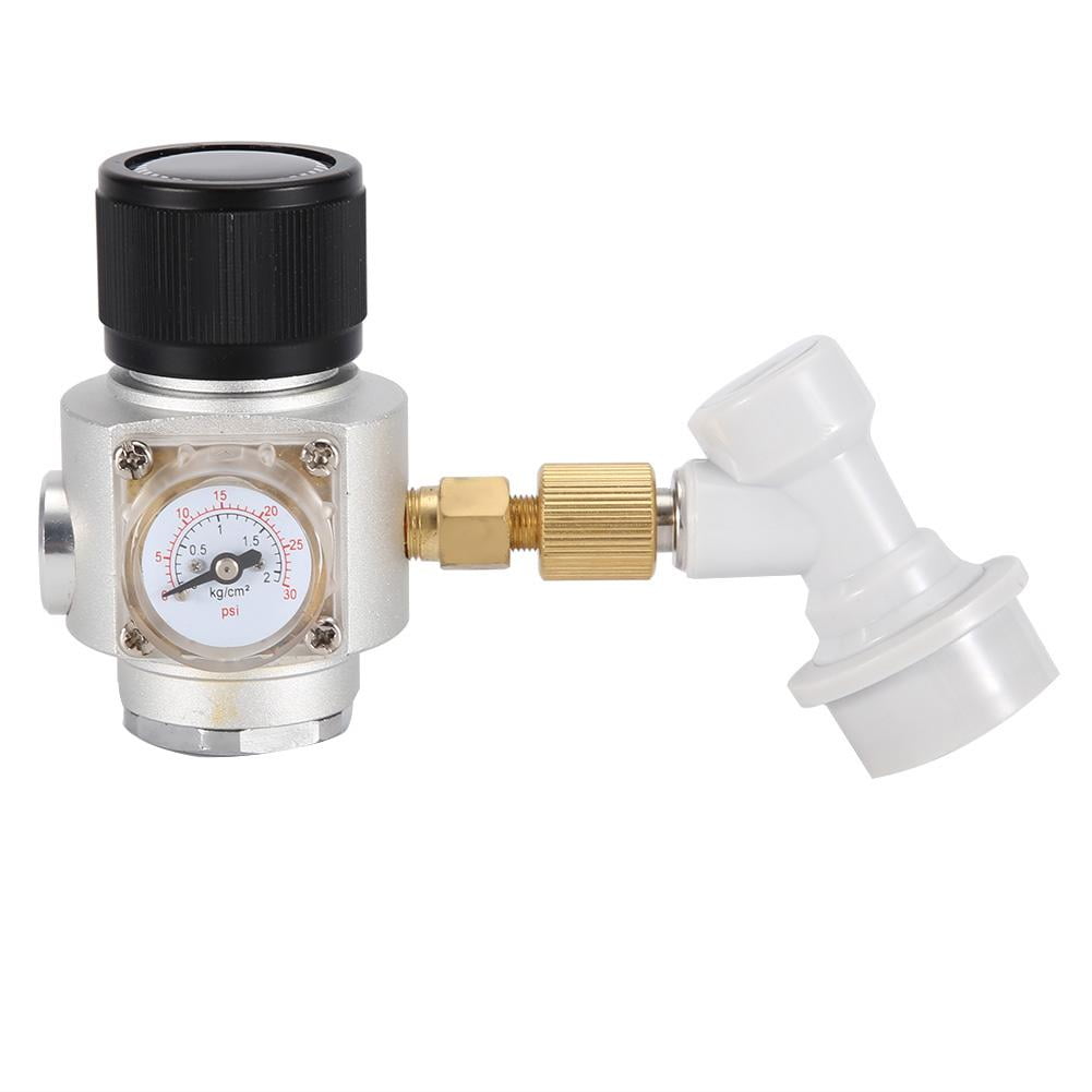 Garosa Mini Gas Regulator,Homebrew CO2 Mini Gas Regulator with Corny