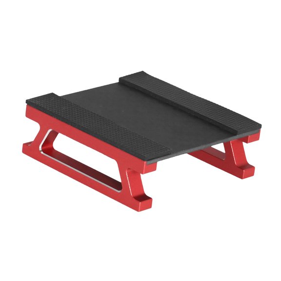 Colcolo Aluminum Alloy RC Car Work Stand Portable Display Rack for 1/28 Scale RC Car Red