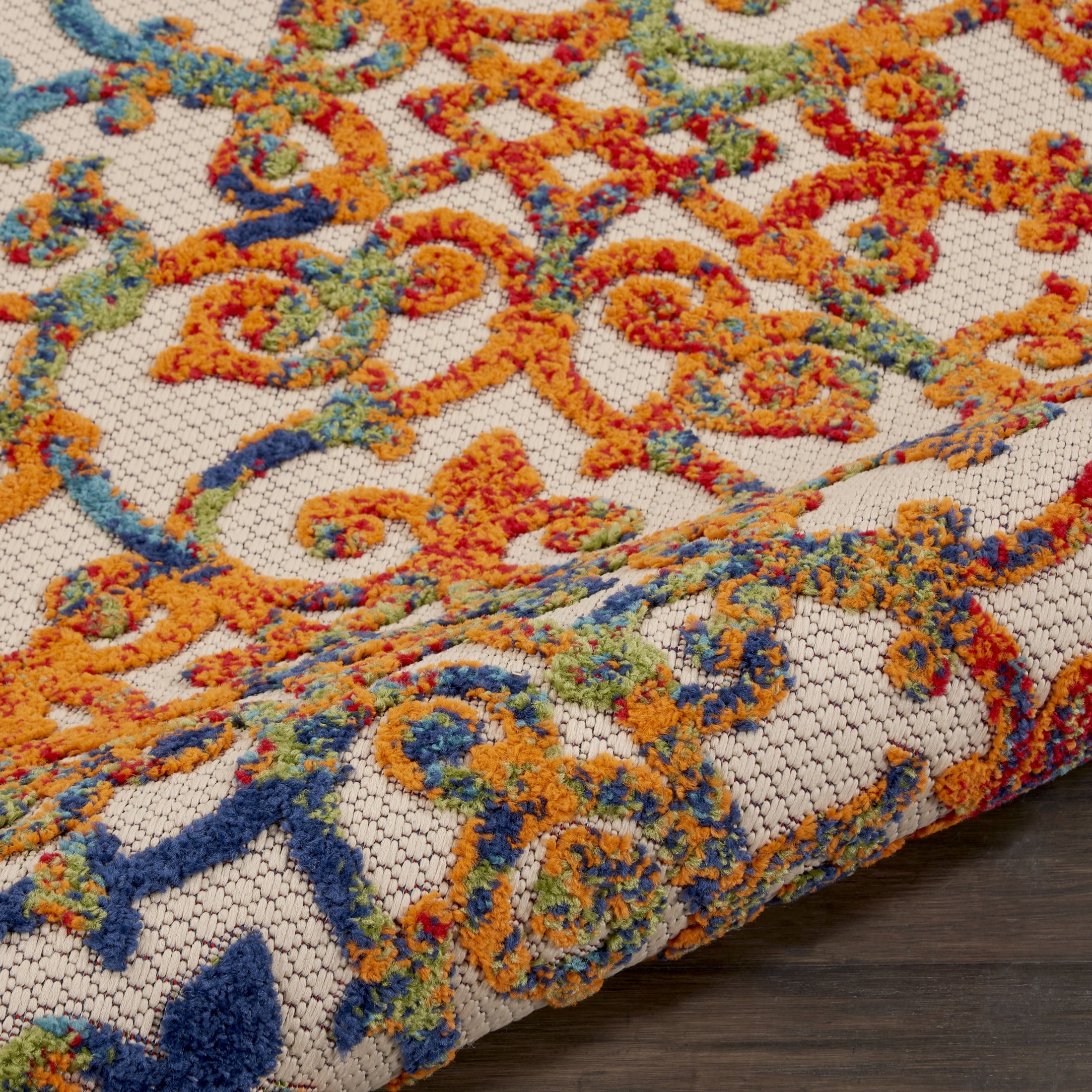 Nourison Aloha 2' x 3' Multicolor Outdoor Rug