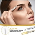 thumbnail image 5 of Pinzas de 5 Piezas, Pinzas Profesionales, Pinzas para Cejas de Acero Inoxidable, Pinzas de Precisión para Cejas, Pestañas, Pelos Encarnados, Pelo de Barba, 5 of 5