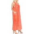 thumbnail image 3 of Sakkas Adele Sequin Embroidered Scoop Neck Sleeveless Dress / Cover Up - Pink - One Size Regular, 3 of 5