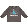 thumbnail image 3 of Inktastic San Francisco California Whale Watching Boys or Girls Long Sleeve Toddler T-Shirt, 3 of 5
