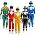 thumbnail image 1 of Verde Niños Adultos Power Rangers Mighty Morphin Cosplay Mono Party Fancy D130cm(7-8y) esquí esquí Gafas de esquí, 1 of 1