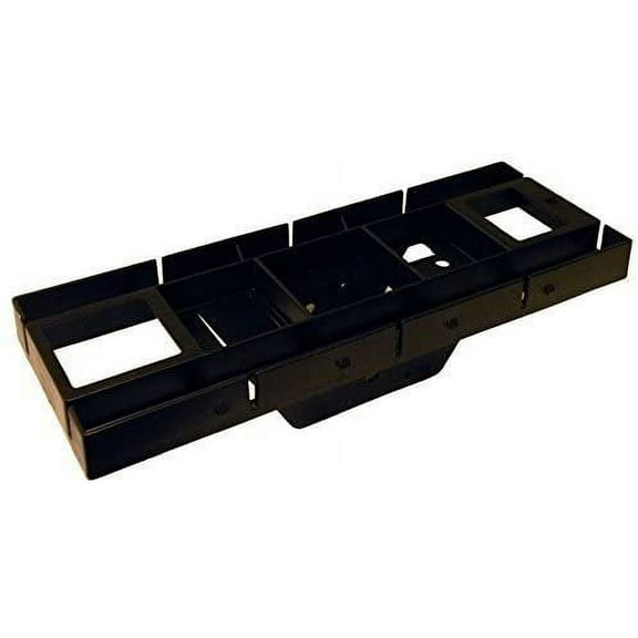 Gibraltar Patriot Plastic Mailbox Mounting Board GMB225B - Rust Resistant - Black