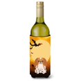 thumbnail image 1 of Bouteille de Vin Rouge & Blanc Halloween Pekingnese Beverge Isolant Hugger, 1 of 1