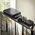 thumbnail image 6 of Tzdxfgl TV Top Shelf Mount, 13 x 6.3 inch Wide Platform Screen Top Shelf for Cable Box, Adjustable Shelf Monitor Top Organizer for Streaming Devices, Media Boxes, Routers and Speakers, 6 of 11