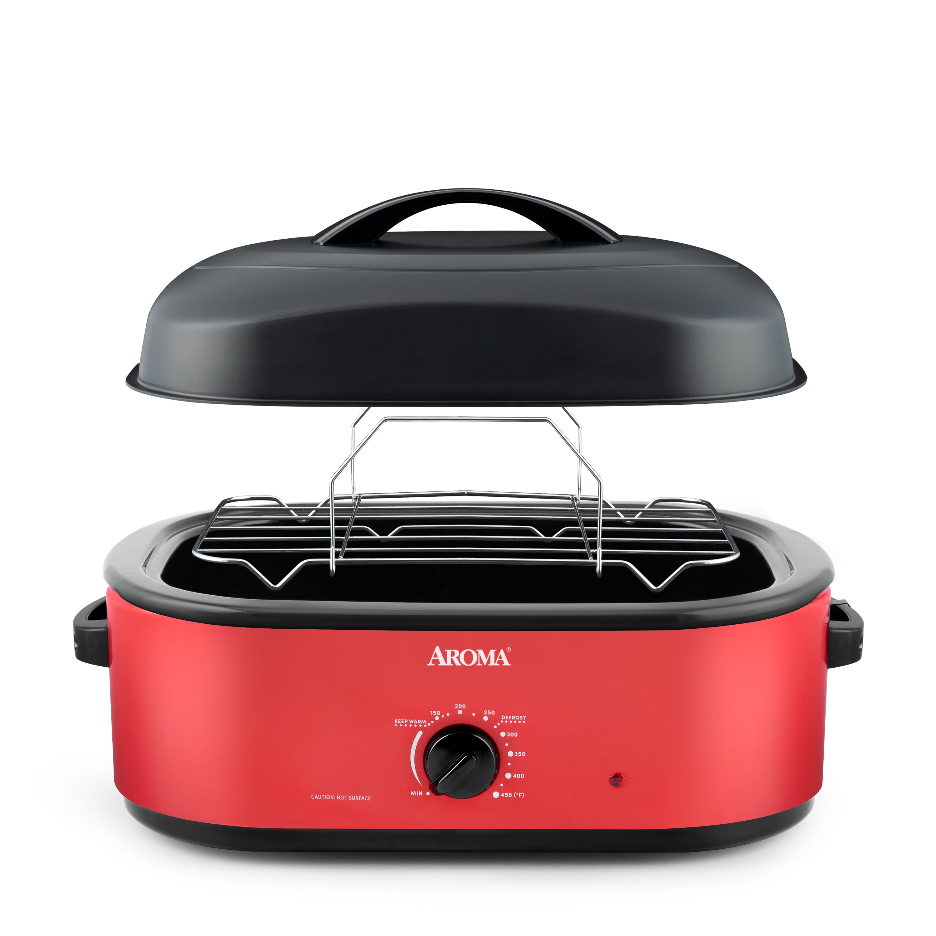 AROMA 18Qt. Roaster Oven with High Dome Lid ART 718RH