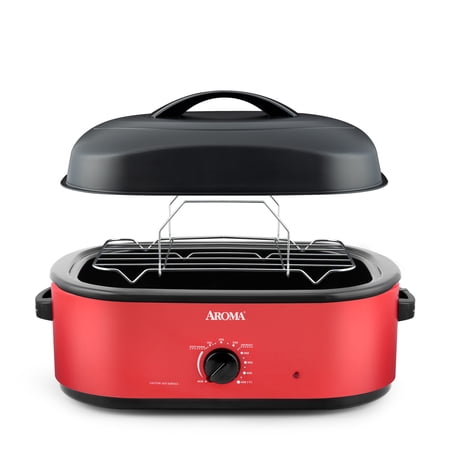 AROMA® 18Qt. Roaster Oven with High-Dome Lid (ART-718RH)