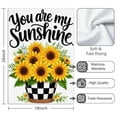 thumbnail image 3 of 2 Pcs Funny Kitchen Towels,You Are My Sunshine Sunflowers Microfiber Dish Towels,Kitchen Tea Towels,Kitchen Towel Set (18" X 26"), 3 of 3