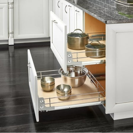 Rev A Shelf Solid Bottom Pull Out Pantry Walmart Com