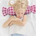 thumbnail image 6 of Salouo Plaid Heart Pattern Cute Bolster Pillow,Cylindrical Pillow Long Pillow for Bed Round Side Pillow for Knee/Leg/Neck ,- Length 24.4" x 9.8" Diameter, 6 of 8