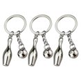 thumbnail image 1 of 3 Pcs Mini Porte-Clés de Jeu de Quilles Pendentifs Forme Réaliste Porte-Clés de Jeu de Quilles Suspendus, 1 of 8