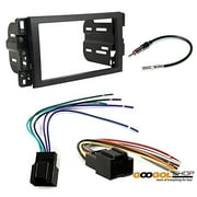 chevrolet 2007 - 2013 silverado (does not fit 2007 classic or older body styles) car stereo dash install mounting kit wire harness radio antenna