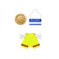 thumbnail image 2 of Sruoe Porch Goose Outfits, 23 Inch Worker Costumes Porch Goose Clothes, Goose Clothes Dress, Duck Sculpture Clothes for Lawn Statue Cement Statue Yard Patio Party Decoration, 2 of 6