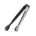 thumbnail image 2 of Linyer Stainless Steel Sugar Tong Portable Reusable Solid Color Ice-cube Picker Indoor Hotel Food Serving Tool Clip Accessories Black, 2 of 8
