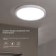 thumbnail image 1 of Lámpara de dormitorio ultradelgada de presión amplia 85-265, lámpara de sala de estar lujosa, iluminación minimalista, moderna, 1 of 4