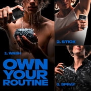Axe Body Wash 12h Refreshing Scent Phoenix Crushed Mint & Rosemary Mens Body Wash with 100% Plant-Based Moisturizers 32 fl oz Pump