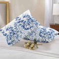 thumbnail image 2 of Waterproof Throw Pillow Covers Set of 2, 20x12 Inch Blue Eucalyptus Decorative Pillowcases Outdoor Pillow Slip Cushion Covers Set for Couch Tent Summer Pastoral Watercolor Leaf, 2 of 7