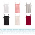 thumbnail image 3 of Qarigey Tops de mujer, vestido deportivo para niñas, chaleco deportivo, chalecos casuales, camisola de Yoga de verano sin anillo de acero, accesorio de Prendas para la parte del cuerpo Blanco SG Qarigey AP011310-04B, 3 of 6