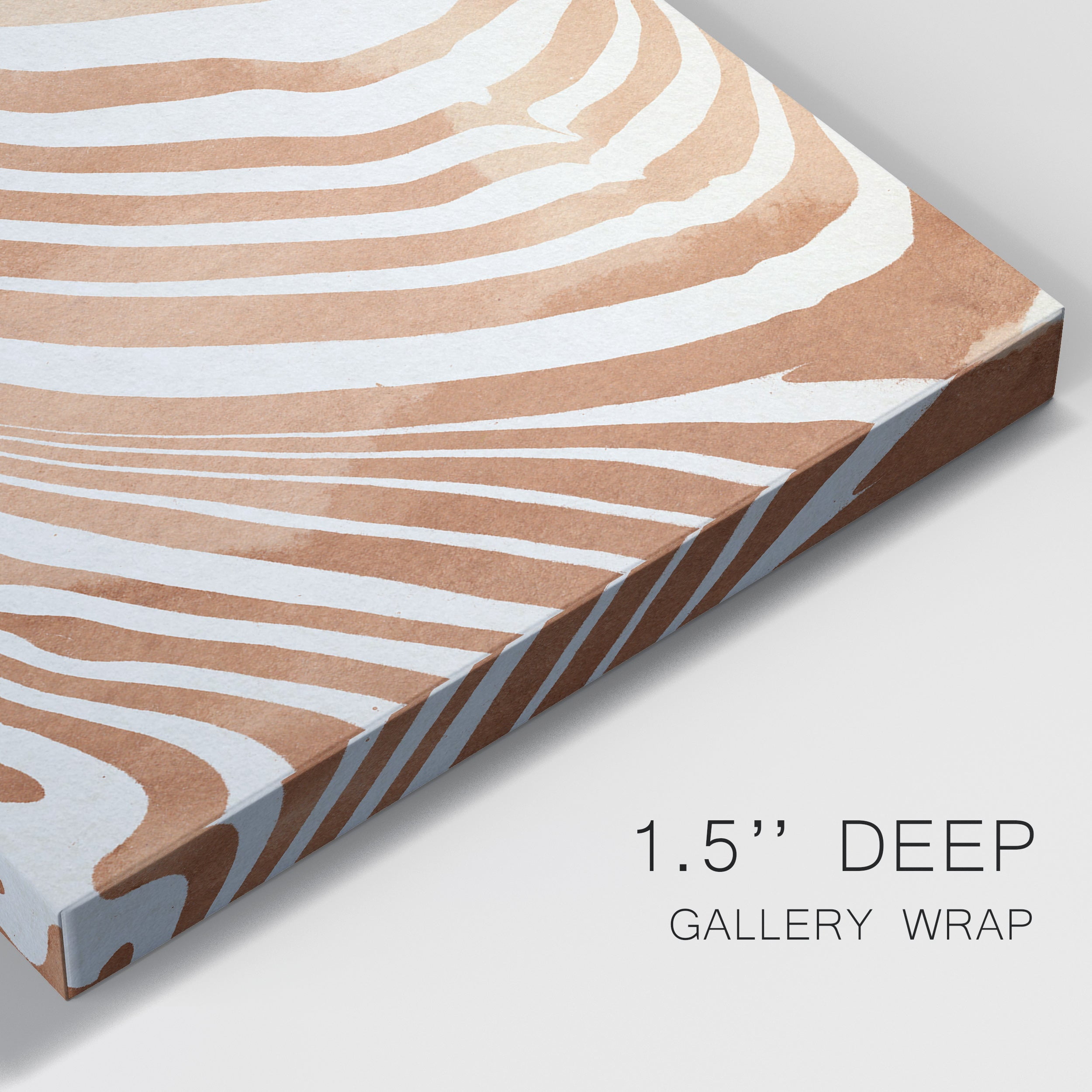 Wood Grain Suminagashi IV Premium Gallery Wrapped Canvas - Ready to Hang