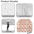 thumbnail image 7 of Xoenoiee Heart Donut Print 2 Slice Toaster Covers Dust Protection Bread Maker Covers Washable Toaster Oven Cloth Cover Small Appliance Cover Kitchen Accessories with Drawstring Closure, S, 7 of 7
