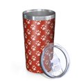 thumbnail image 2 of Christmas Cartoon Dog Paw 10oz Tumblers Stainless Steel Tumbler with Lid and Straw,Vacuum Insulated Double Wall Travel Tumbler Cups with Cleaning Brush for Coffee, Tea, 2 of 4