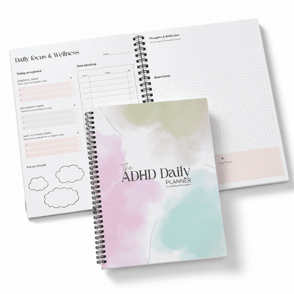 Extra Large 8.5''x11'' Daily Planner for Neurodivergent Adults