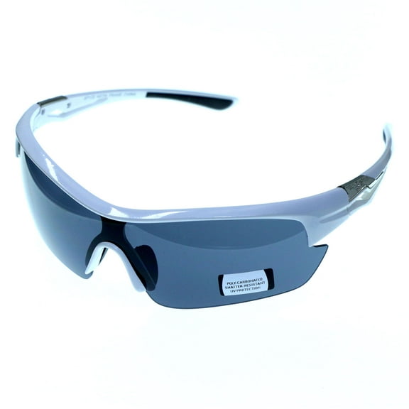 Mi Amore UV protection Shatter resistant Poly Carbonate Wrap-Sunglasses Two-Tone & Black