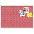 thumbnail image 2 of PinPix ArtToFrames 22x34 Custom Cork Bulletin Board Floral Pink   Poster Board Has a Fabric Style Canvas Finish, Framed in Satin White Frame (PinPix-549), 2 of 6
