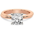 thumbnail image 3 of 2 Carat IGI Certified Radiant Shape Lab Grown Diamond Engagement Ring | 14K Rose Gold | Juniper Crossover Solitaire Diamond Ring | FG-VS1-VS2 Quality Friendly Diamonds, 3 of 5