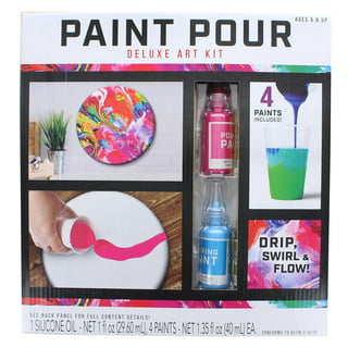 W.A. Portman 38 Piece Complete Acrylic Paint Pouring Kit 