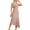 Brown, variant on Lmnyox Summer Fashion Midi Dress for Women Flowy One Shoulder Dress Cocktail Party Club Dress