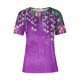 thumbnail image 3 of Blusa suelta con cuello redondo y manga corta para mujer a la moda para adultos Pompotops hfajkhk129397, 3 of 6