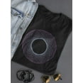 thumbnail image 3 of Black Hole Geometrical Shape T-Shirt Women -Image by Shutterstock, Female Medium, 3 of 4
