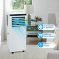 thumbnail image 3 of MemoryField 8000 BTU Portable Air Conditioner, 3 In 1 AC Unit Cooling Up to 350 Sq.Ft, Small Air Cooler, Dehumidifier and Fan, White, 3 of 7