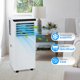 thumbnail image 2 of Aire Acondicionado Portátil GarveeTech 8000 BTU 3 en 1 Blanco con Pantalla LED y Kit de Montaje, 2 of 7