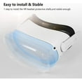 thumbnail image 4 of METORY Coque Transparente de Protection avant VR Résistante aux Rayures, Couverture pour Oculus Quest 2 - Protège les Caméras, Ensemble d'Accessoires de Protection, Anti-Poussière, Étanche et Anti-Chute (2.26mm/0.08 Pouces, Coque Rigide), 4 of 6