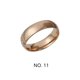 thumbnail image 3 of Sonducket Anillo de acero inoxidable de 6MM, anillos de dedo electrochapados clásicos, joyería de tamaño pequeño resistente, regalo para adultos, Ropa, zapatos y accesorios Miscelánea 11 tamaño Sonducket AP014801-06, 3 of 6