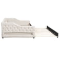 thumbnail image 5 of Euroco Upholstery Full XL Daybed with Trundle and LED Light, Beige, 5 of 12