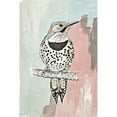 thumbnail image 3 of Pinto, Patricia 13x18 Black Modern Framed Museum Art Print Titled - Beige Woodpecker I, 3 of 5