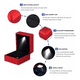 thumbnail image 5 of "Caja Estuche Para Anillo De Compromiso Con Luz Led Belug, Rojo ", 5 of 5