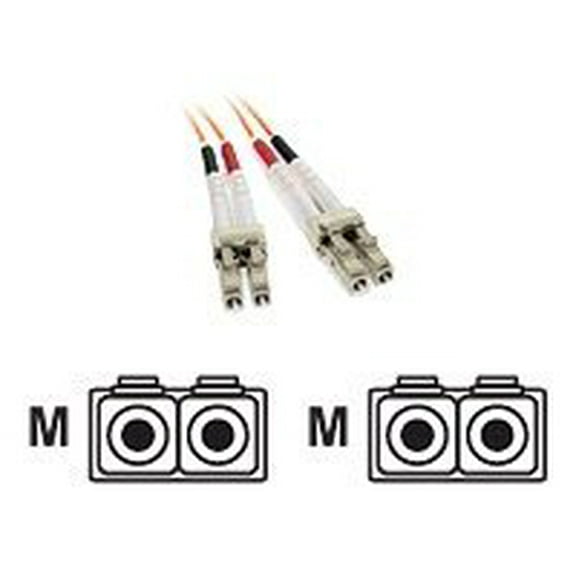 Leviton - Patch cable - LC multi-mode (M) to LC multi-mode (M) - 1 m - fiber optic - 62.5 / 125 micron - orange