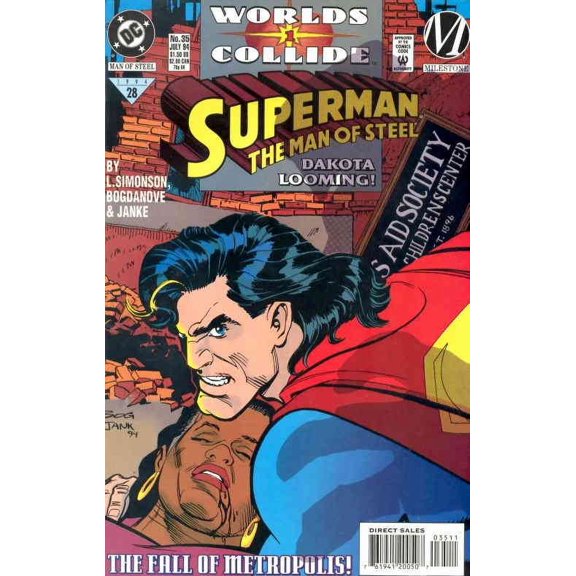 Superman: The Man of Steel #35 VF ; DC Comic Book
