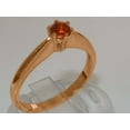 thumbnail image 2 of LBG British Made 9k Rose Gold Natural Citrine Womens Statement Ring - 33 size options - Size 5, 2 of 7