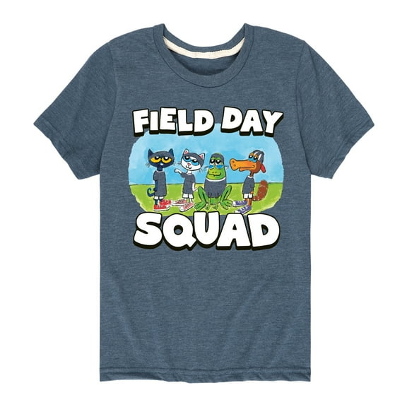 Pete the Cat - Field Day - Field Day Squad - Teammates - Toddler And Youth Short Sleeve Graphic T-Shirt