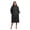 Black/Black, variant on Adoretex Unisex Waterproof Swim Parka, Quick-dry Warm Coat Water Sports Jacket for Adults & Kids-PK005-Black/Black-YS