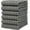 Anthracite, variant on Bumble Premium Dish Cloths 13"x13" (6 Pack) | 100% Natural Ring Spun Cotton | 400 GSM | Highly Absorbent & Soft |Yarn Dyed & Solid Dyed Terry Dish Cloth Set - Sage