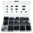 thumbnail image 2 of 350Pcs Black Male Female Nylon Hex Spacer Standoff Screw Nut Set Assortment Kit, 2 of 8