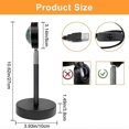 thumbnail image 3 of Sunset Projection Lamp, 4 Color Light Film Romantic Visual Mood Lighting Lamp, Modern Floor Rainbow Night Lights(usb Charging), 3 of 5