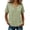 Green, variant on WHLBF Tank Tops for Women V-Neck Short Sleeve Button Loose Casual Summer Cotton Linen Shirt Tank Pink M